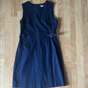 J. Crew Navy Midi Dress